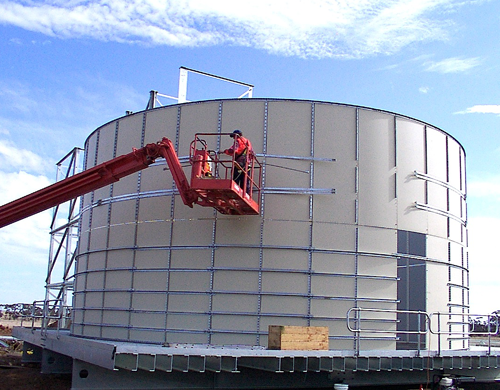 Industrial vehicle inspection scene