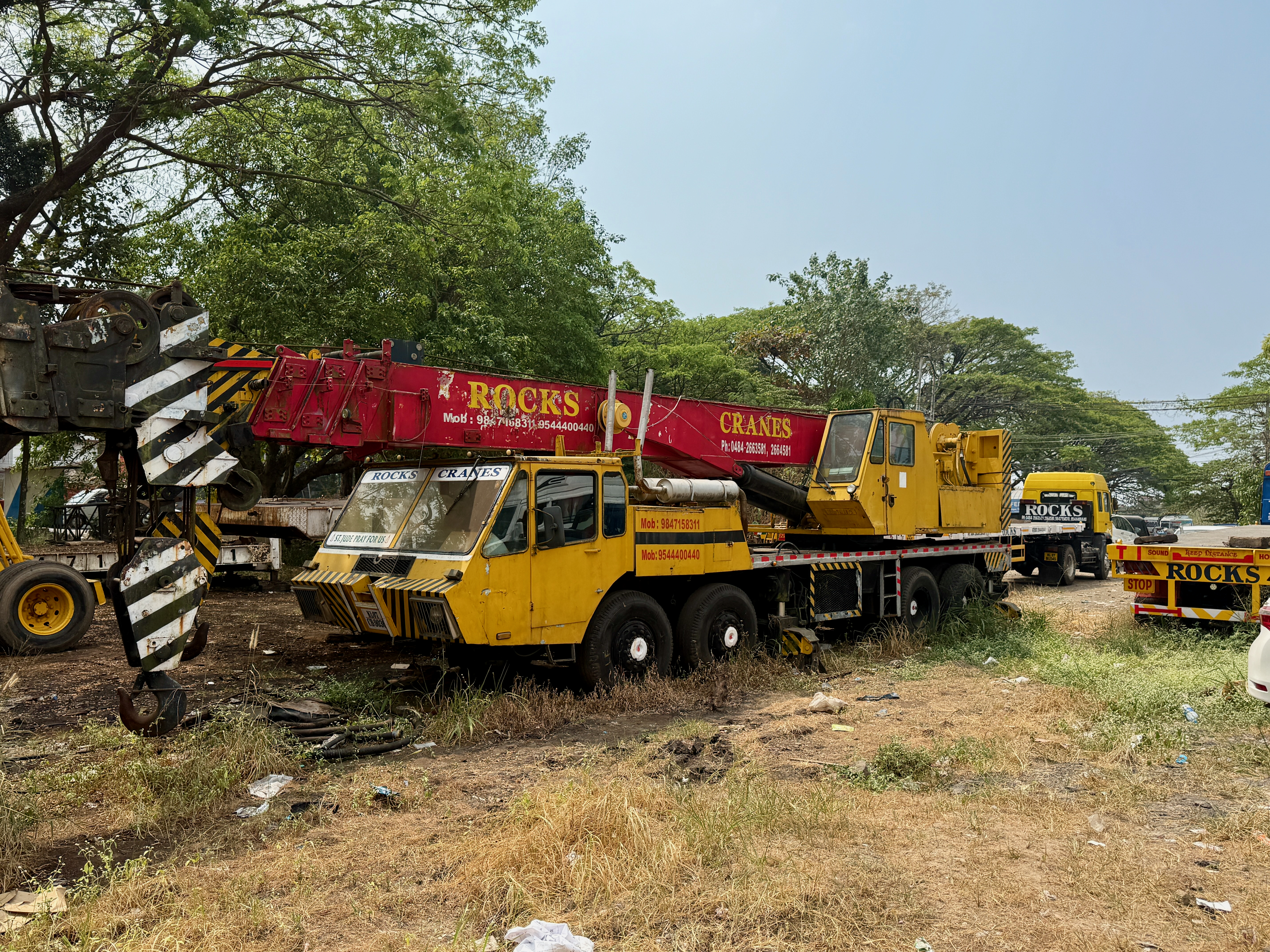 Crane operator training scene